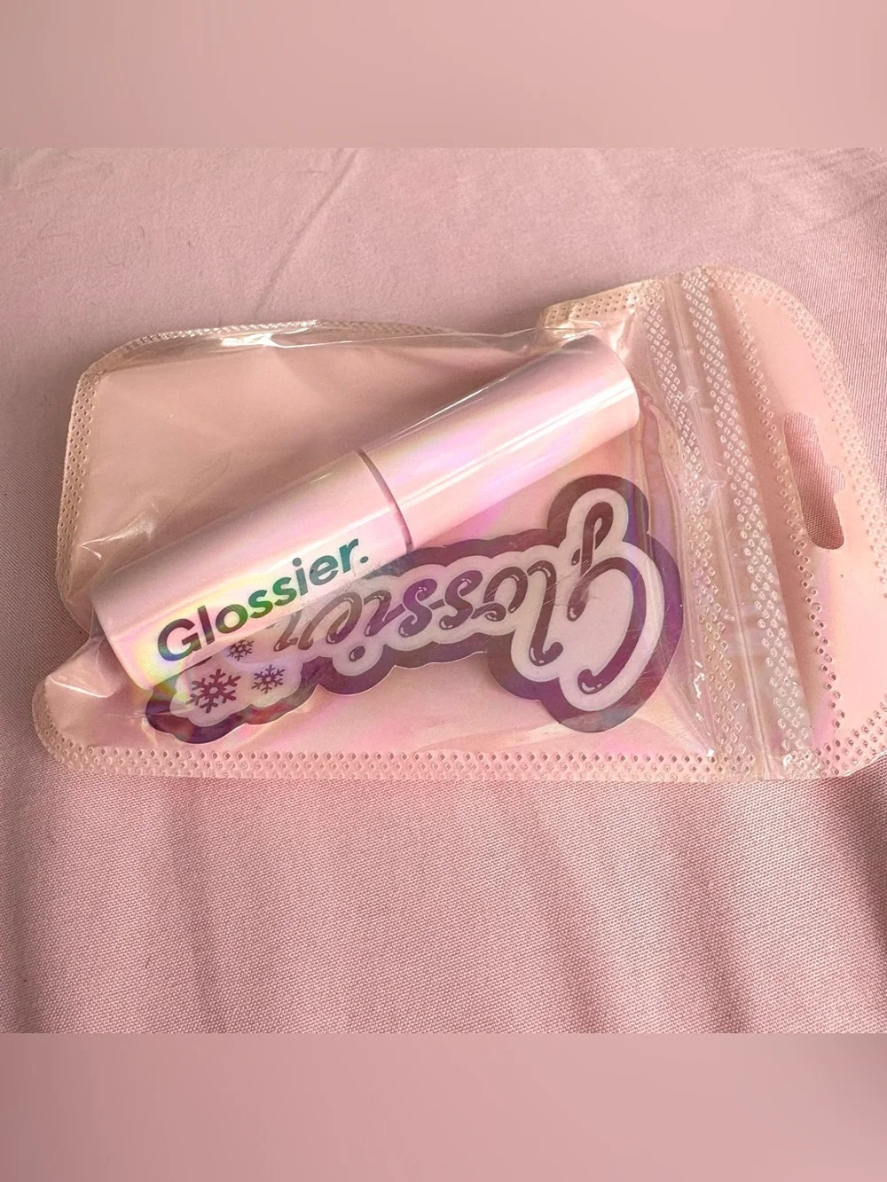 Glossier ultralip in Ember brand new sheer lip tint gloss makeup